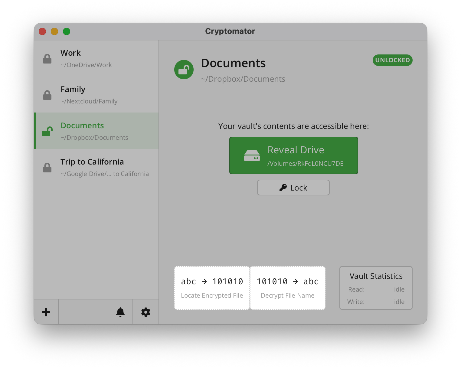 Locate Encrypted File 截图